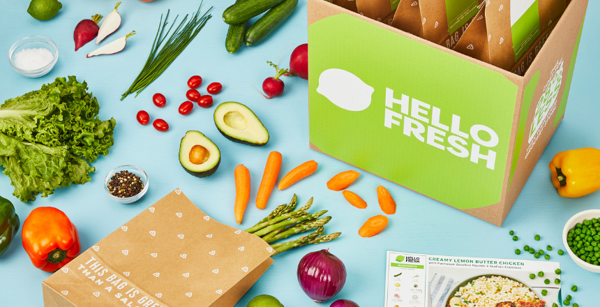 caixa HelloFresh