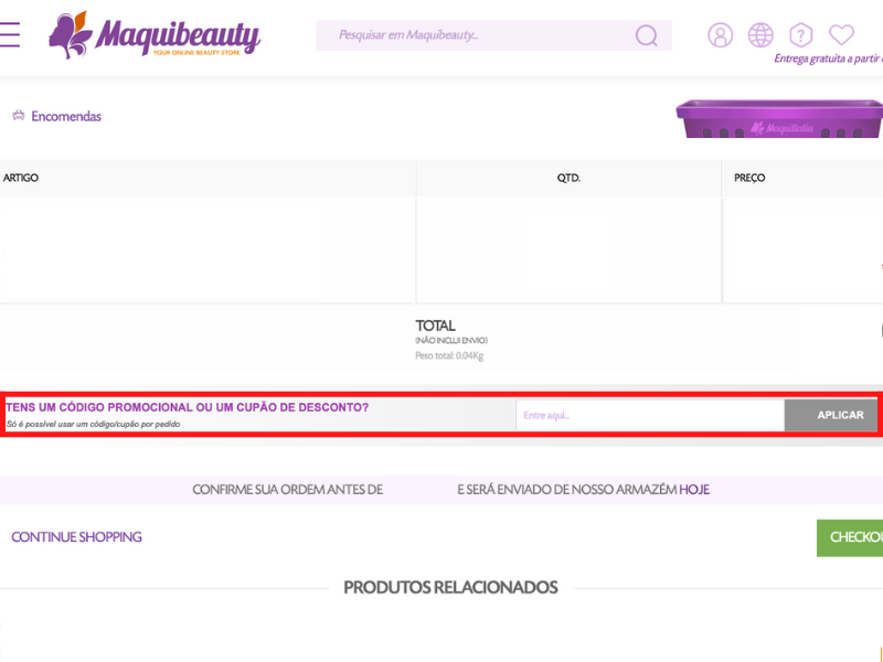 Maquibeauty cupão