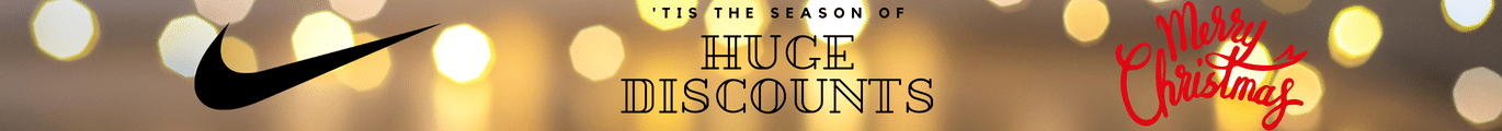 Nike Store Banner do código de desconto