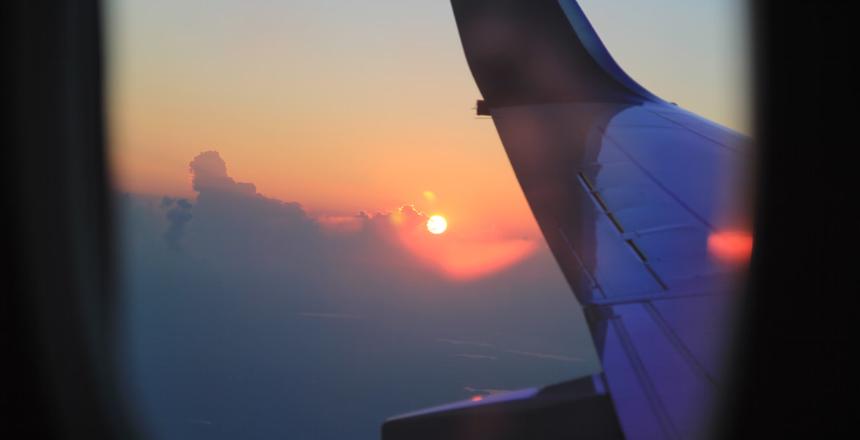 vista do avião