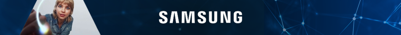 Samsung Banner do código de desconto